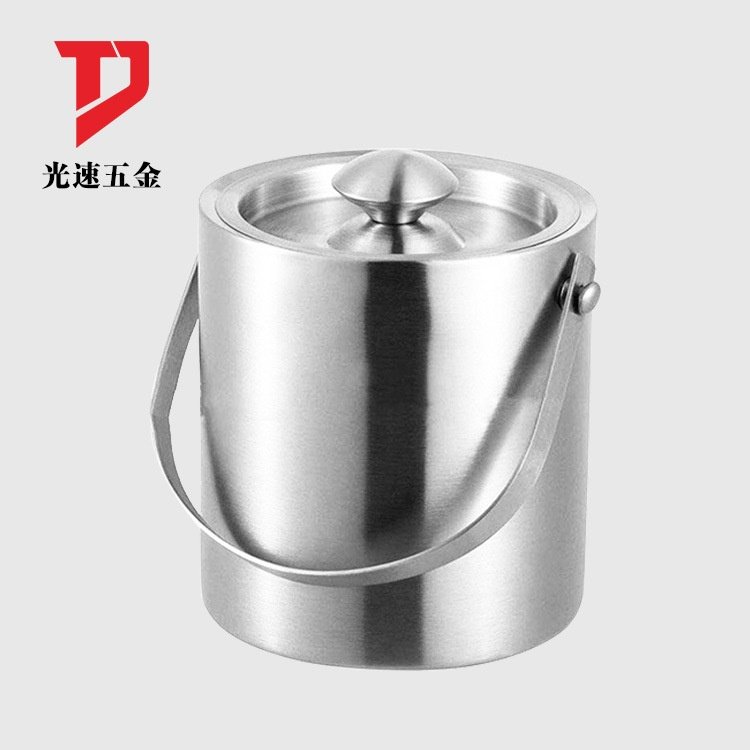 不锈钢冰桶冰粒桶手提啤酒保温酒吧桶不锈钢桶啤酒冰KTV桶香槟