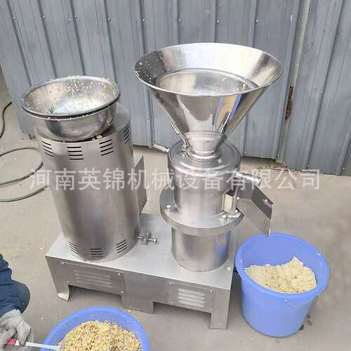 食品级不锈钢胶体磨 花生芝麻果蔬磨浆机 鸡架鸭架骨泥机
