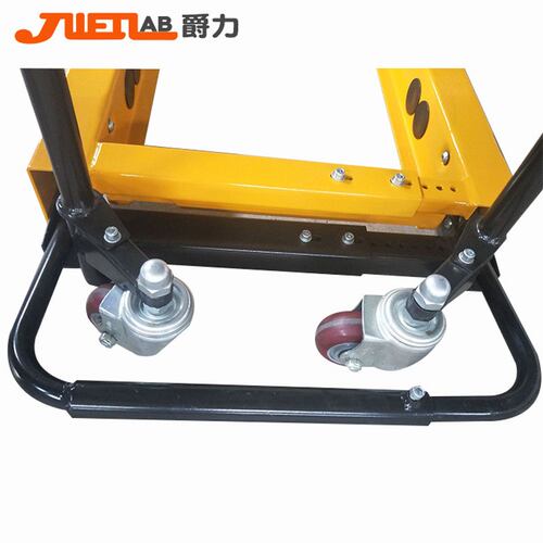 爵力周转箱专用推车叉车工具车手动搬运升降装卸货