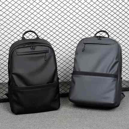 新品 新款简约背包双肩包男款韩版休闲时尚双肩笔记本电脑书包加