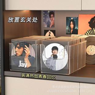 cd碟片架子桌面光盘黑胶存放磁带展示收纳盒唱片置物架专辑收藏