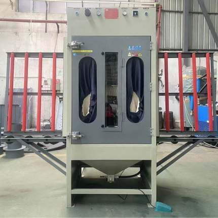 半自动喷砂机 厂家直供 立式环保自动喷砂机  LED卫浴镜 玻璃打砂