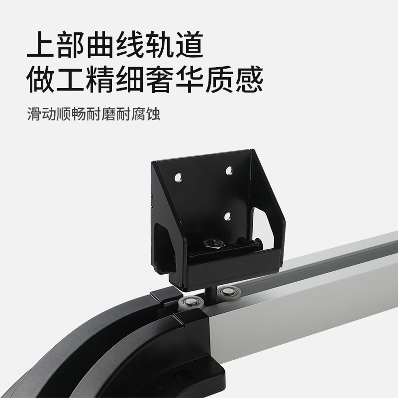 内推巴士门平移门滑轨衣帽间主卧隐形房门推拉平面门轨道五金配件