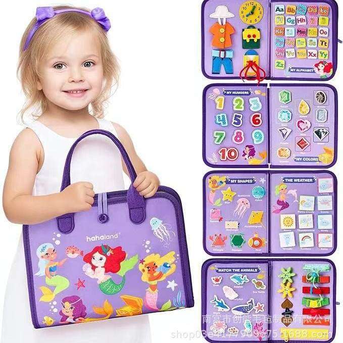 跨境供毛毡学习早教板益智忙碌板DIY幼儿儿童动作板穿衣毛毡玩具,玩具/童车/益智/积木/模型,手工串珠/穿珠/首饰编织,淘宝优惠券,粉丝福利购,淘宝优惠卷