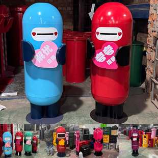 铁艺创意邮筒邮箱摆件时光胶囊模型解忧信箱室外落地美陈道具定制