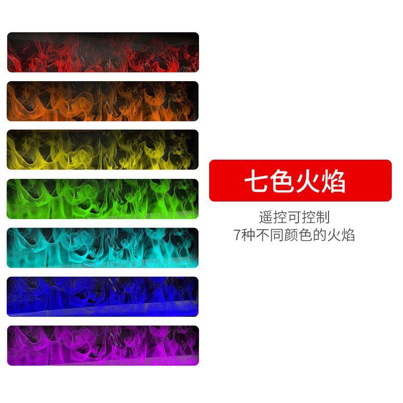 语音APP3D火焰电壁炉背景墙嵌入式加湿香薰机家用水蒸气喷雾壁炉