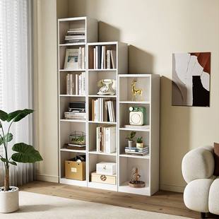 钢制转角窄书架简易落地书柜客厅铁置物架储物柜夹缝铁皮小收纳艺