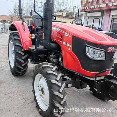 大桥504拖拉机MF504农用四驱拖拉机8+8挡位强压多路阀耕地播种