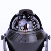 JIAGE嘉格车载船用指北针LED带灯可调磁偏角航海游艇磁罗经强磁