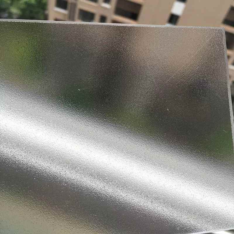 PC耐力板单面双面磨砂灯光灯箱厚板透明广告牌哑塑料扩散光亚克力