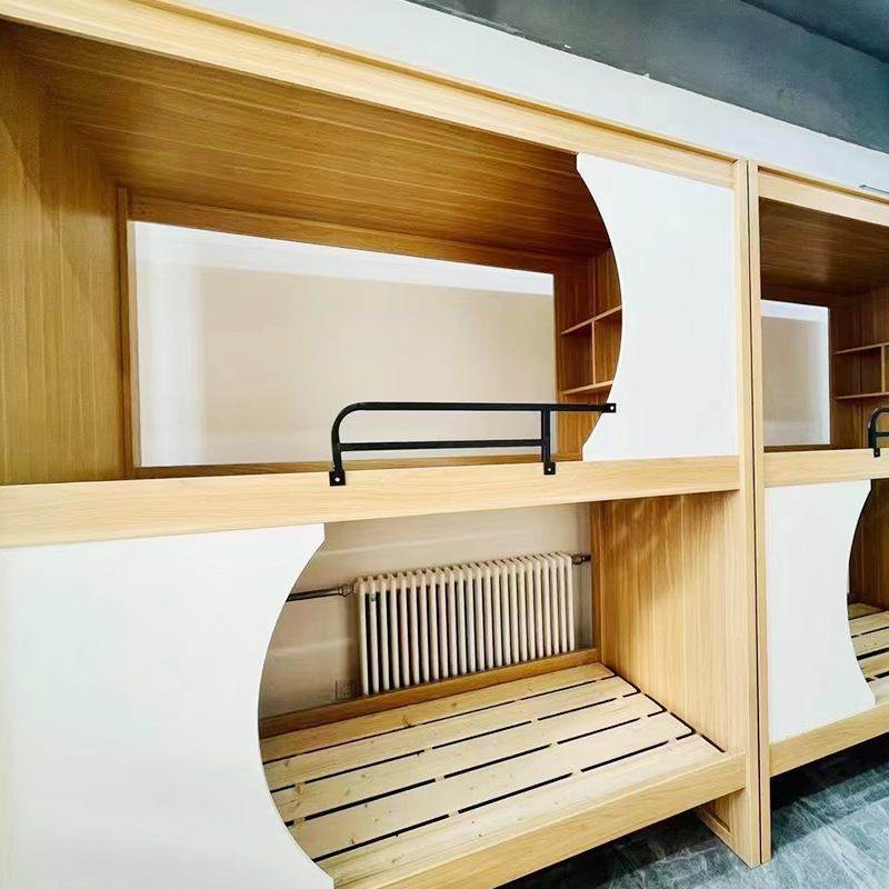 全包实木双层床太空舱上下床宿舍酒店高低铺上下大学生民宿床,商业/办公家具,学校双层床/宿舍床,淘宝优惠券,粉丝福利购,淘宝优惠卷