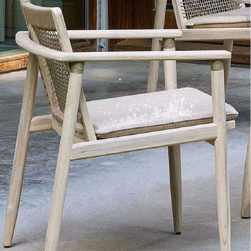 做旧柚木户外藤编桌椅防雨晒庭院别墅花园阳光房露天一桌六椅组合,住宅家具,桌椅套件,淘宝优惠券,粉丝福利购,淘宝优惠卷