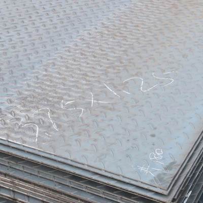 山东花纹钢板 13.75*1500 11.75*1500 扁豆花纹板 超厚花纹板