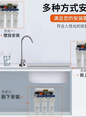 兰雀ro反渗透净水器家用ro厨房纯水机400G5净水机直饮膜过滤级