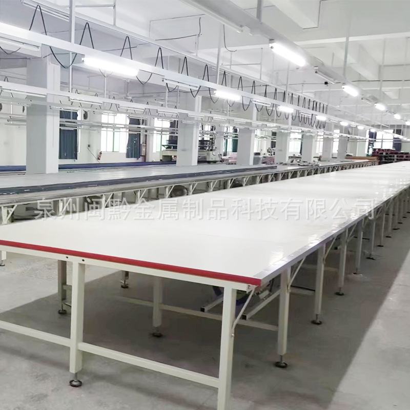 闽黔金属服装厂半自动气浮裁剪台 钢制吸风裁剪台裁床气浮式裁床