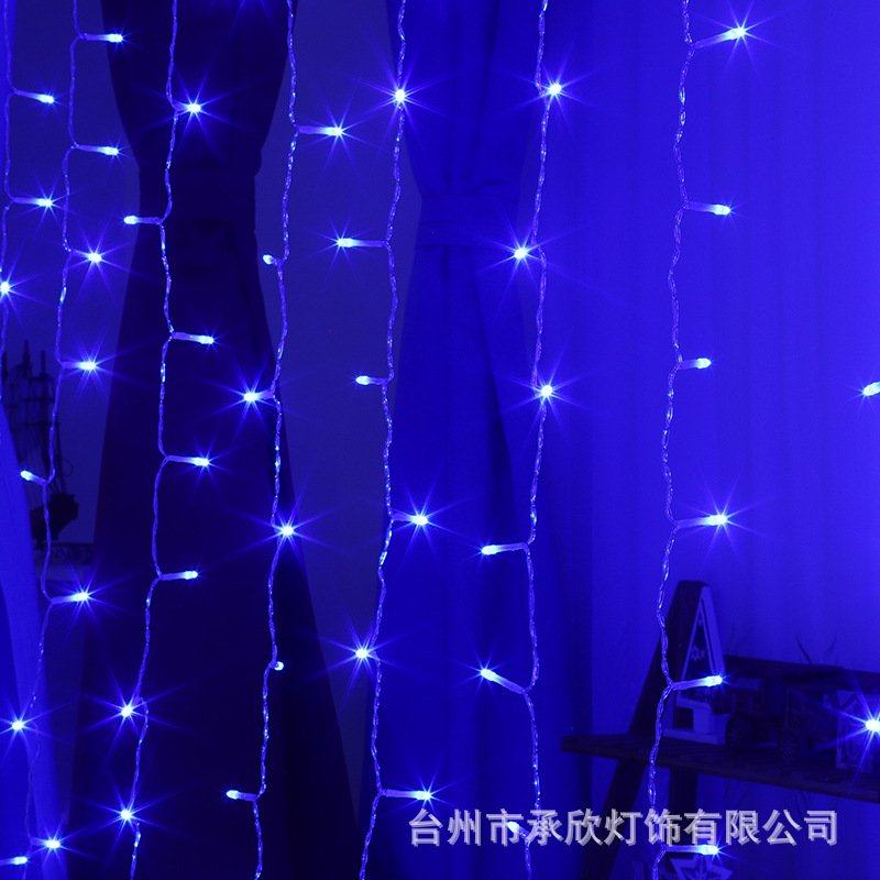 LED低压窗帘灯串网冰条日装饰红创意灯灯圣诞节婚庆窗帘装饰卧室,家装灯饰光源,室内LED灯带,淘宝优惠券,粉丝福利购,淘宝优惠卷