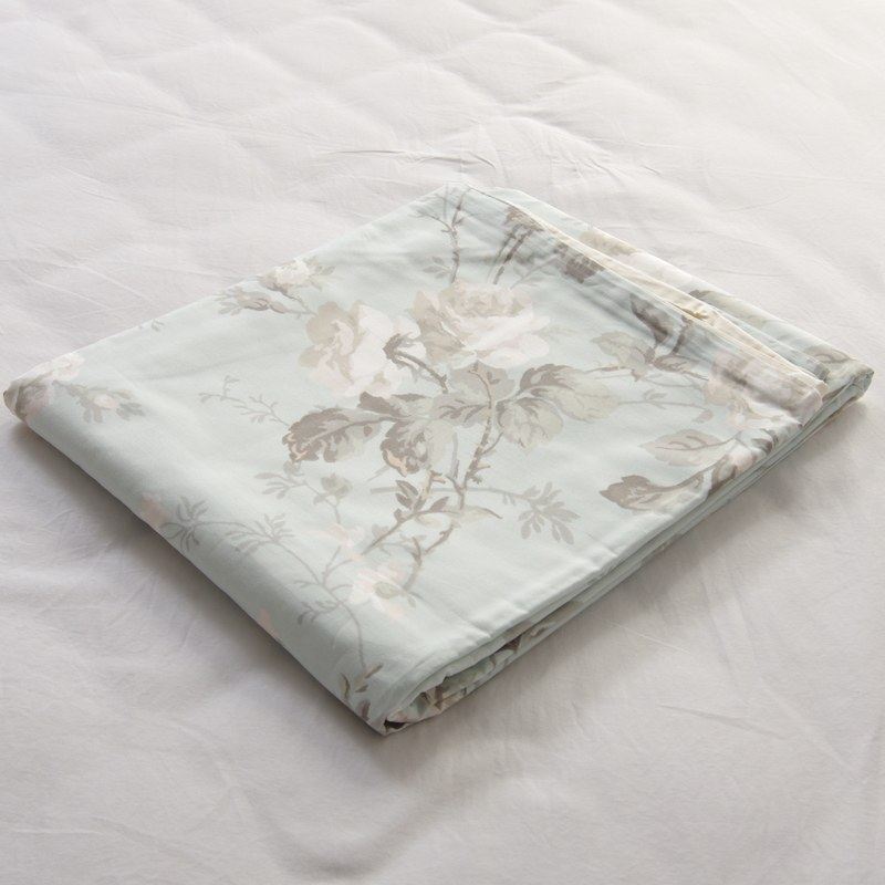 全棉被套60支纱加厚纯棉美式田园劳拉单双人150x200x230单件被罩