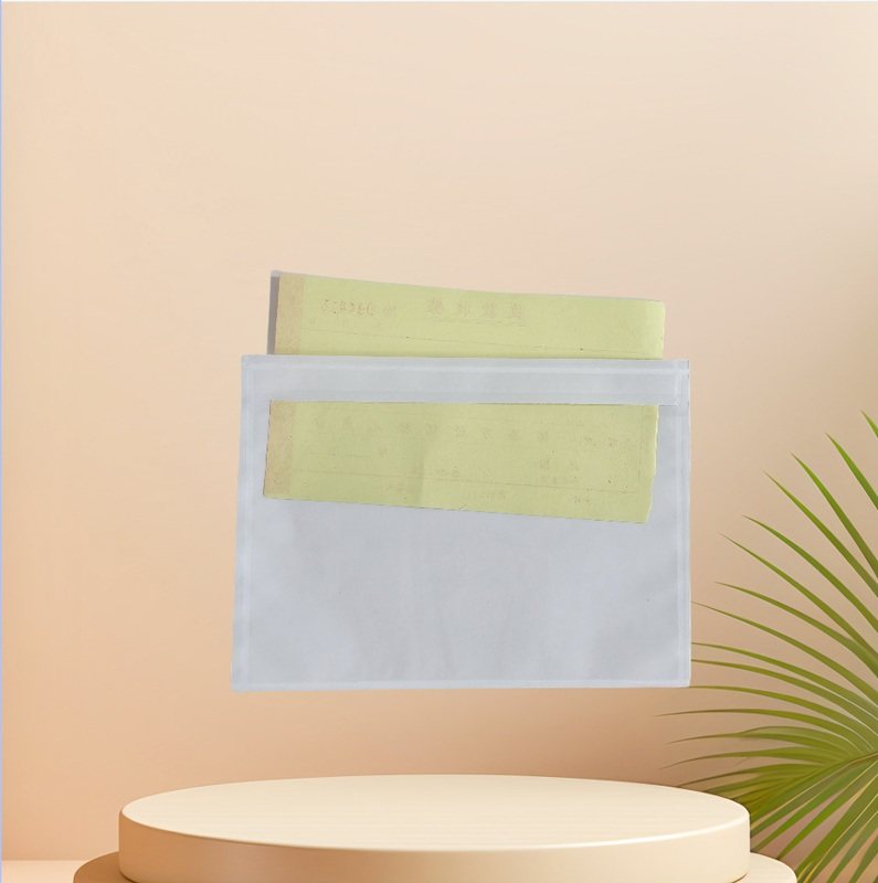 透明背胶袋a5a6A4袋货运单透明透明物流胶袋背快递装箱单