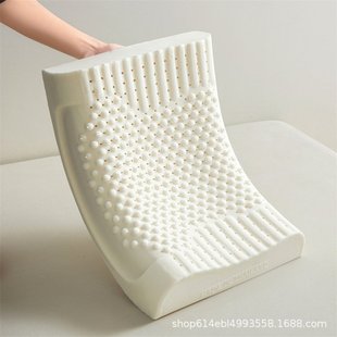 冲量款 天然乳胶枕护泰国枕头颗粒成人枕芯按摩颈直供枕头