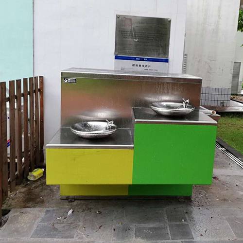直饮水台 不锈钢高低盆室外公共户外用饮水机公园景区直饮水台