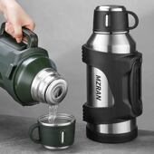 316不锈钢车载旅行全钢壶大容量户外旅行大号保温壶保冷水壶男士