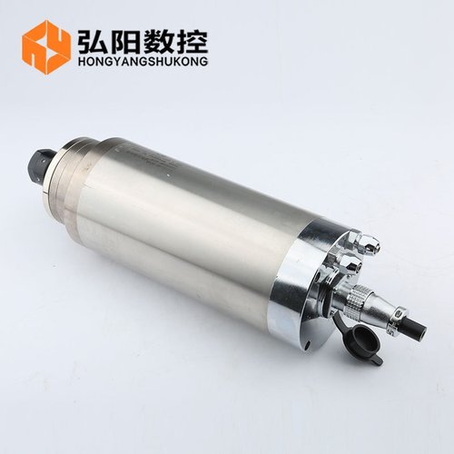翰琪主轴GDZ-24-1/3.2kw直径100mm 前程高速水冷主轴 雕刻机配件