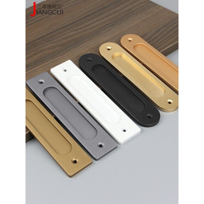 ft粘贴免打孔玻璃折叠门移门拉手窗户橱柜抽屉古铜色木门推拉门把