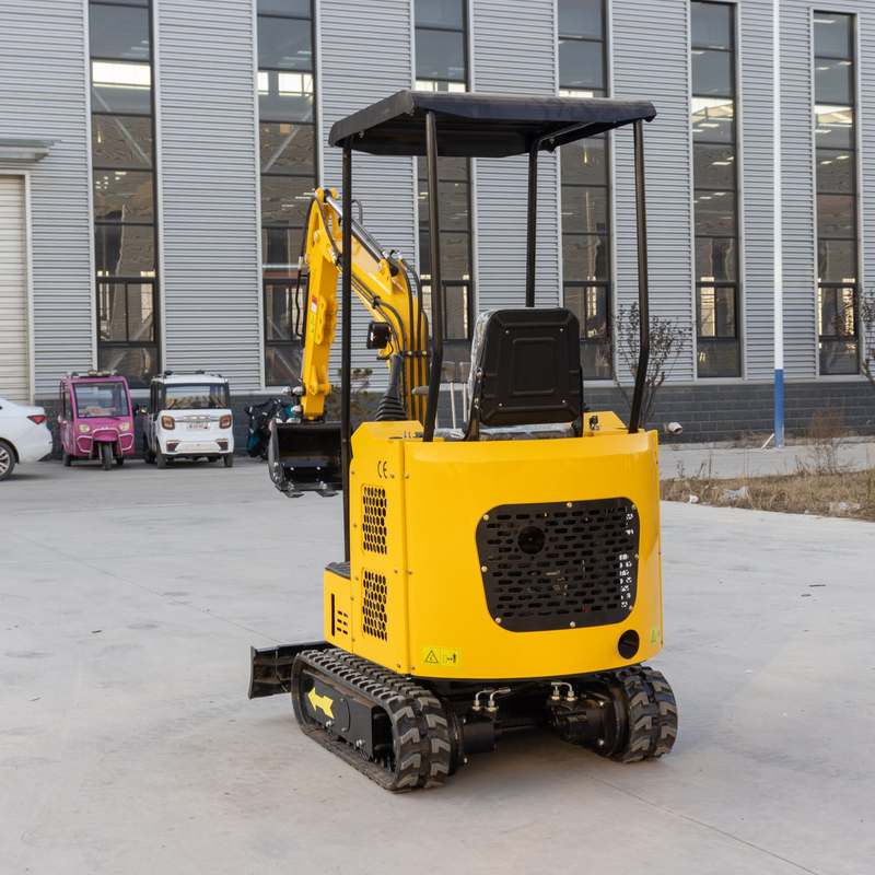 1.5吨农用果园挖坑挖沟履带挖机 室内工作破碎钻孔家用迷你挖机