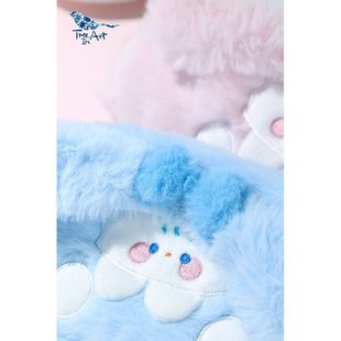 青壹坊毛绒笔袋简约颜值大容量袋文具初高铅笔盒中小学生女孩可爱