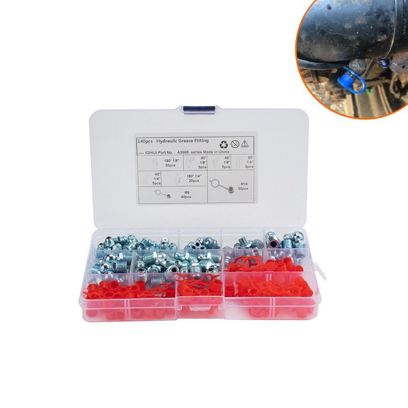 140盒装黄油嘴六角头油嘴型直型注制铁弯防尘油嘴英油嘴配帽子,汽车零部件/养护/美容/维保,黄油枪,淘宝优惠券,粉丝福利购,淘宝优惠卷