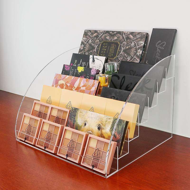 免安装亚克力桌面收纳盒眼影盘粉饼口红腮红气垫化妆品梳妆台阶梯,收纳整理,桌面收纳盒,淘宝优惠券,粉丝福利购,淘宝优惠卷