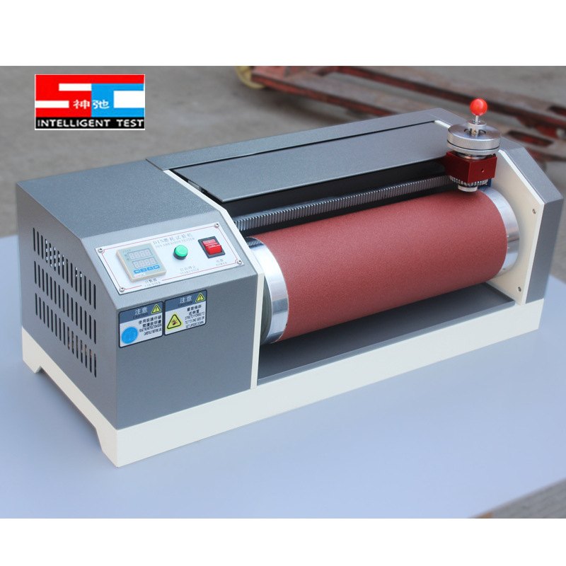 DIN耐磨耗试验机橡胶耐磨轮胎耐磨机鞋底耐磨试验皮革滚筒式实验