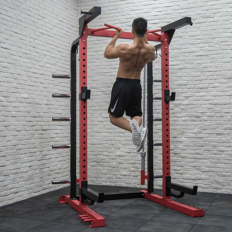 腾泰多功能半框深蹲架力量举大负重龙门架健身房专业卧推架器材