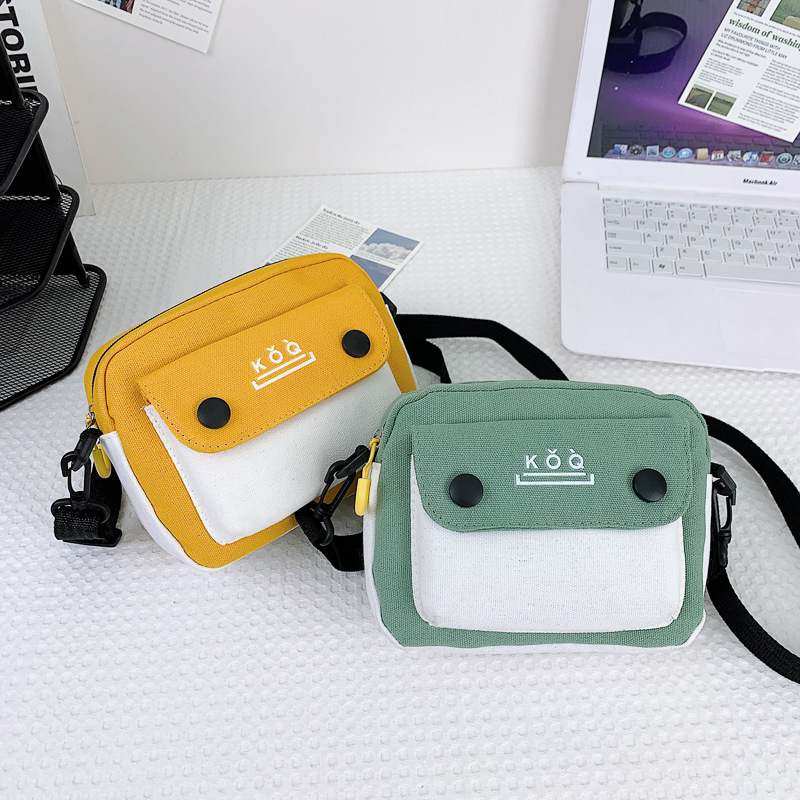 新品 日系帆布小包包女斜挎2023新款可爱百搭手机包个性学生单肩,箱包皮具/热销女包/男包,小方包,淘宝优惠券,粉丝福利购,淘宝优惠卷