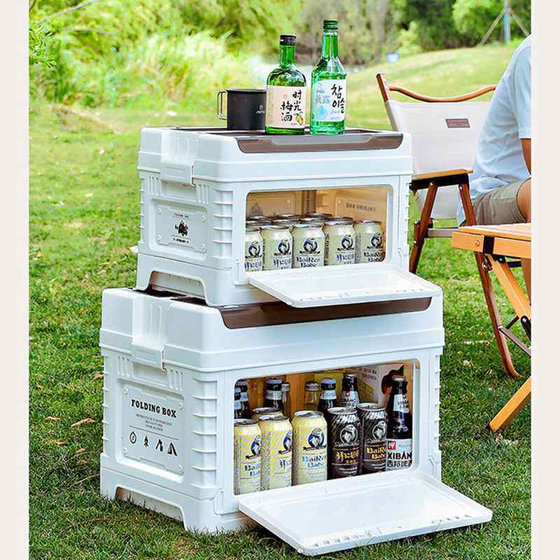 户外露营收纳箱木盖箱车载折叠多功能侧整理置箱箱开门物箱收纳,户外/登山/野营/旅行用品,露营折叠箱,淘宝优惠券,粉丝福利购,淘宝优惠卷