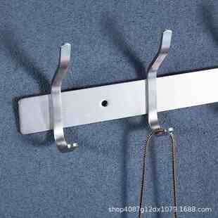 304不锈钢浴室挂钩门后高低钩V厂家直销源头衣帽钩衣服长排挂现货