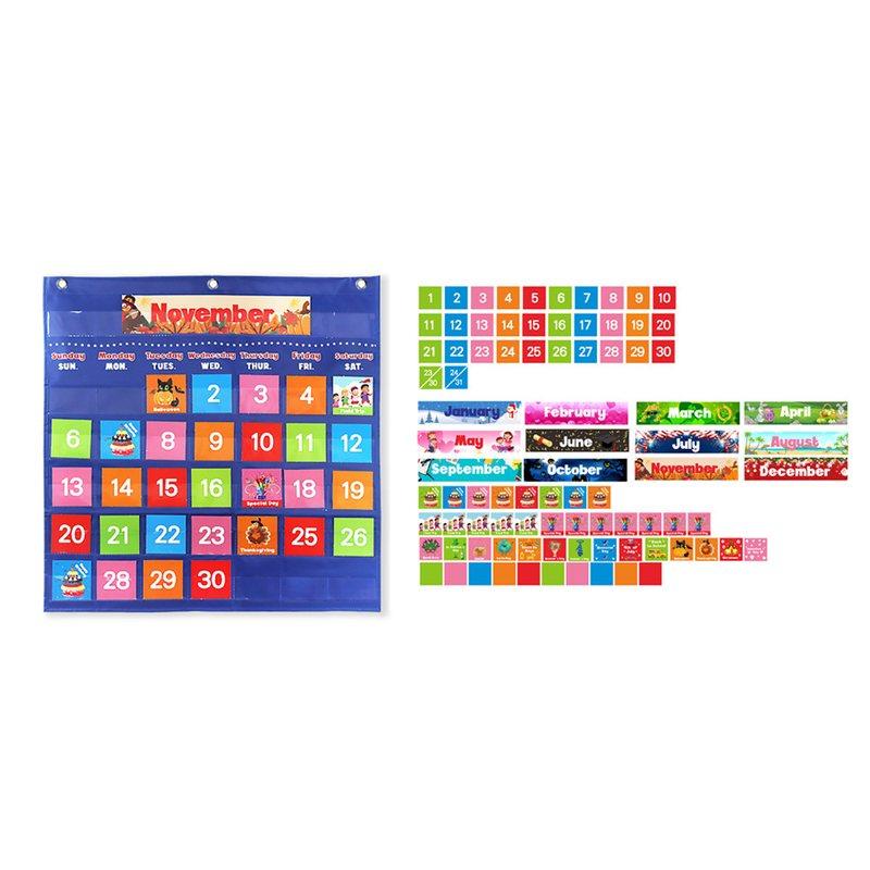 新品 最近推出货源教学日历工具 教室日历Calendar Pocket Chart,办公设备/耗材/相关服务,日程/学习管理器,淘宝优惠券,粉丝福利购,淘宝优惠卷