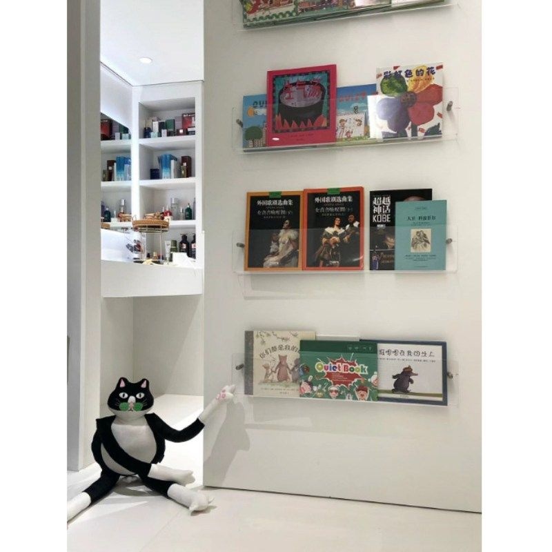 亚克力报刊书架幽灵门谷仓门卫生间推拉门厨房门书房隐形门衣帽间