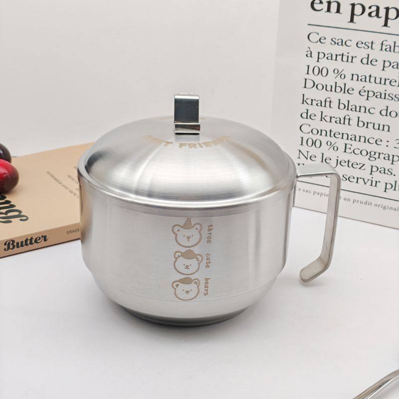 抗菌304不锈钢泡面碗带盖宿舍学生家用汤饭碗神器饭盒大容量,餐饮具,泡面碗,淘宝优惠券,粉丝福利购,淘宝优惠卷