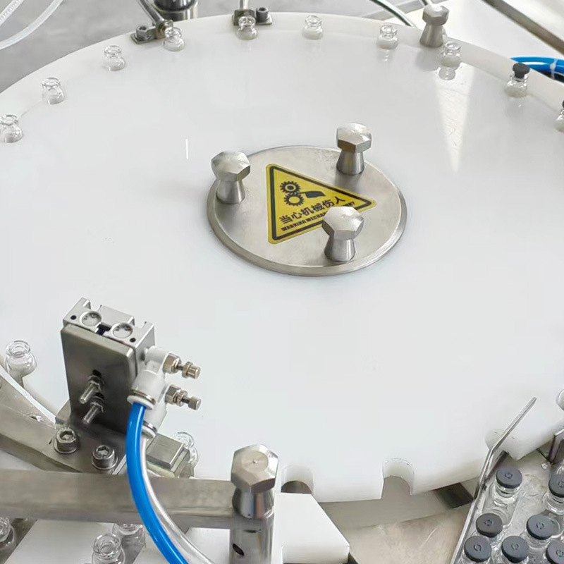 西林瓶灌装加塞机 小剂量粉剂灌装机 西林瓶粉末灌装轧盖机全自动