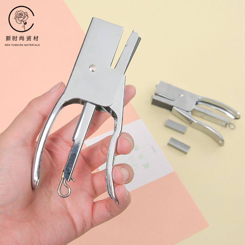 手握式订书机省力耐用订书礼品包装鲜花纸张装订器工具器花店