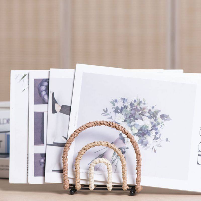 创意手工书立办公桌资料收纳餐桌架架纸巾架收纳咖啡厅西餐厅酒店,收纳整理,书桌收纳置物架,淘宝优惠券,粉丝福利购,淘宝优惠卷