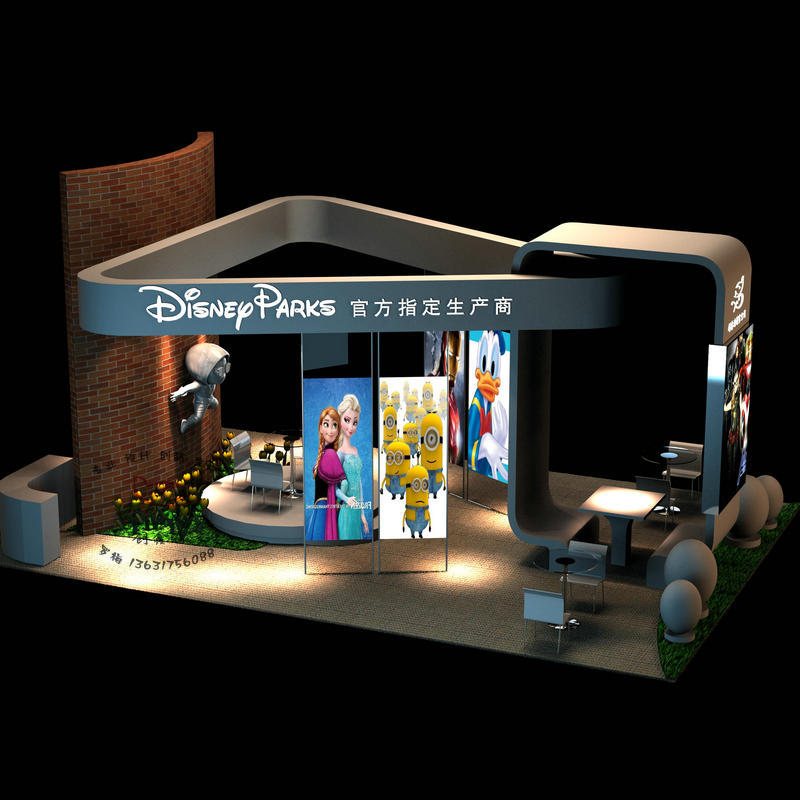 厂家直销展会布置 商场IP美陈 活动策划 玻璃钢开业美陈布置