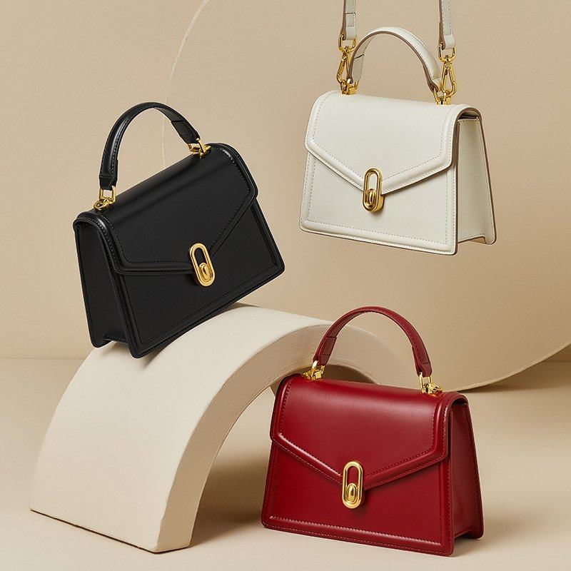 新品 新款手拎手提斜挎包真皮小众设计手提包时尚轻便百搭高级感,箱包皮具/热销女包/男包,小方包,淘宝优惠券,粉丝福利购,淘宝优惠卷