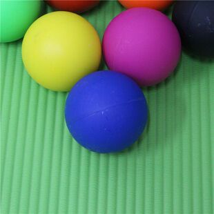 硅胶筋膜球橡胶实心筋膜尺寸球标准肌肉球球按摩放松曲棍球