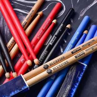 批发蓝火系列鼓棒5A棒子鼓7A入门初学练习哑鼓棒鼓槌架子鼓打鼓敲