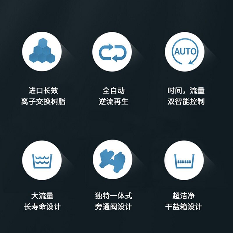 家用软水机2T/H小型厨下式一体软水设备专业除垢3T别墅大通软水机