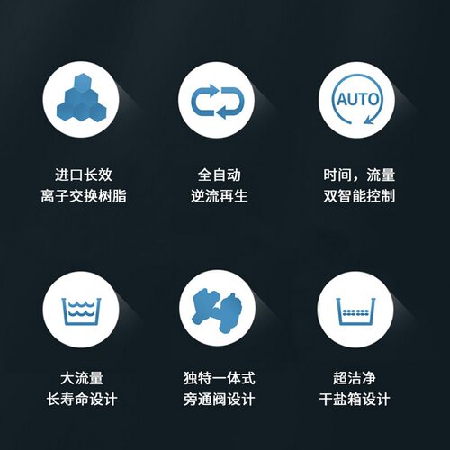 家用软水机2T/H小型厨下式一体软水设备专业除垢3T别墅大通软水机
