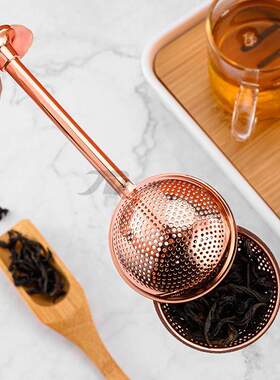 跨境亚马逊304不锈钢茶漏tea茶道过滤器配件infuser泡茶滤茶器