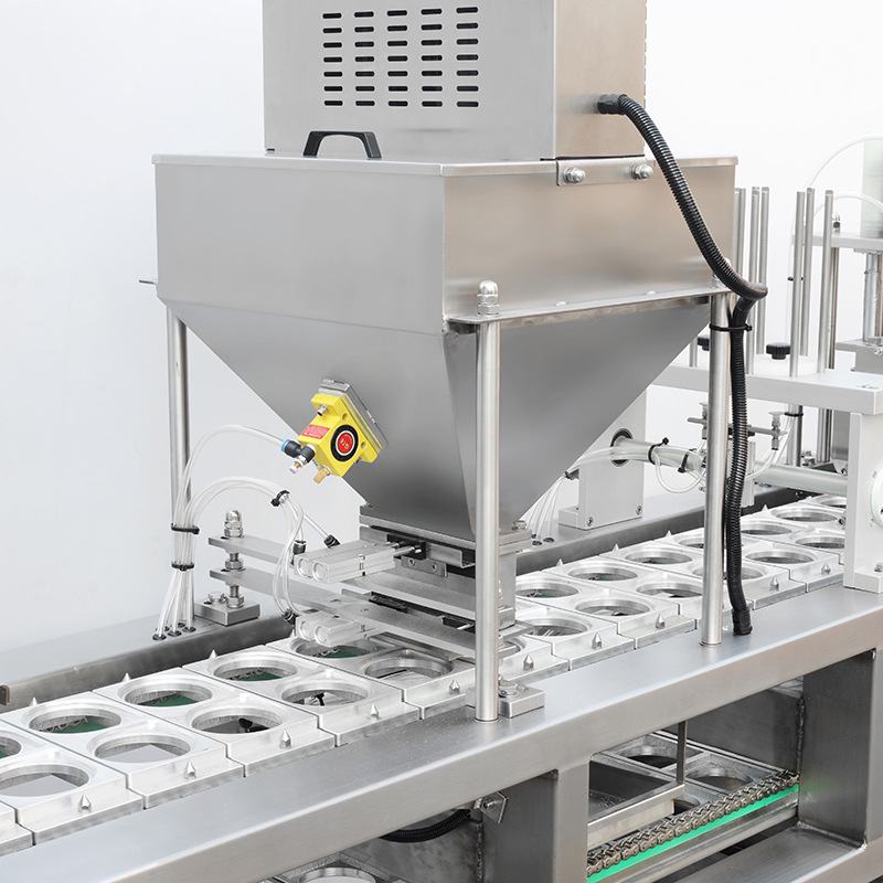 厂家批发GD系列咖啡奶茶饮料可可粉挤灌装封口机 （整机可定 制）